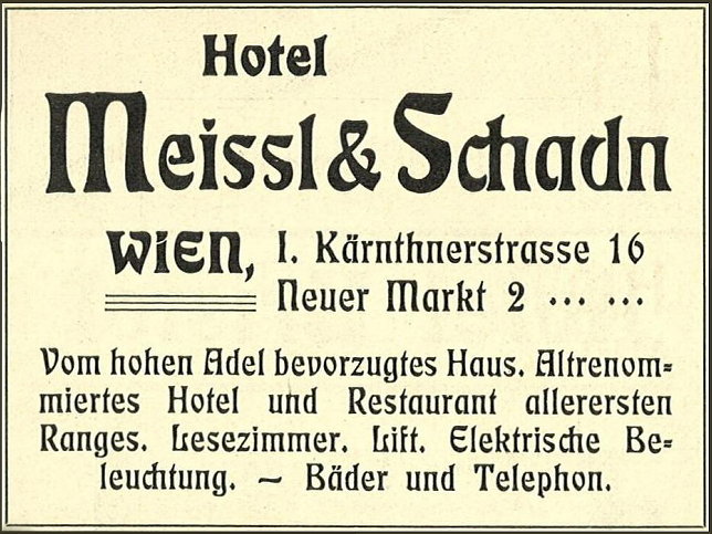 Hotel 'Meissl und Schadn'
