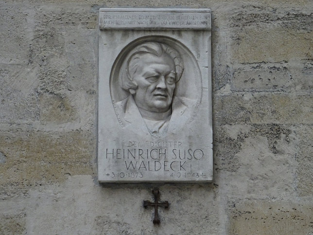 Gedenktafel Heinrich Suso Waldeck