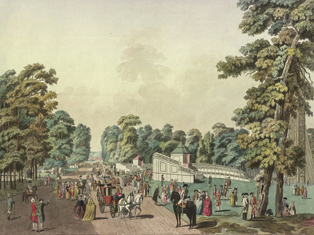Feuerwerks-Platz im Prater um 1783