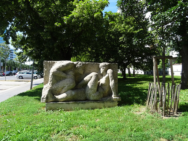 Skulptur Freundinnen vulgo: Badende