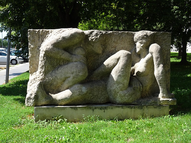 Skulptur Freundinnen vulgo: Badende