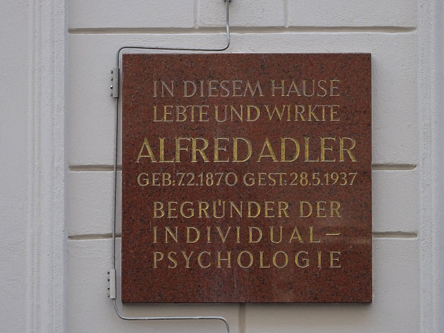 Gedenktafel Alfred Adler