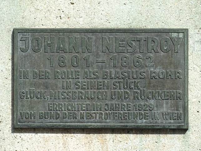 Nestroy-Denkmal