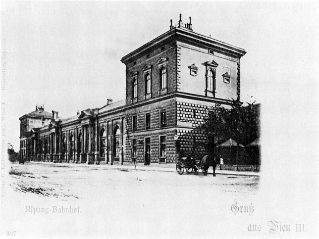 Aspangbahnhof um 1905