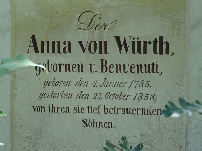 Anna von Würth, geborene von Benvenuti