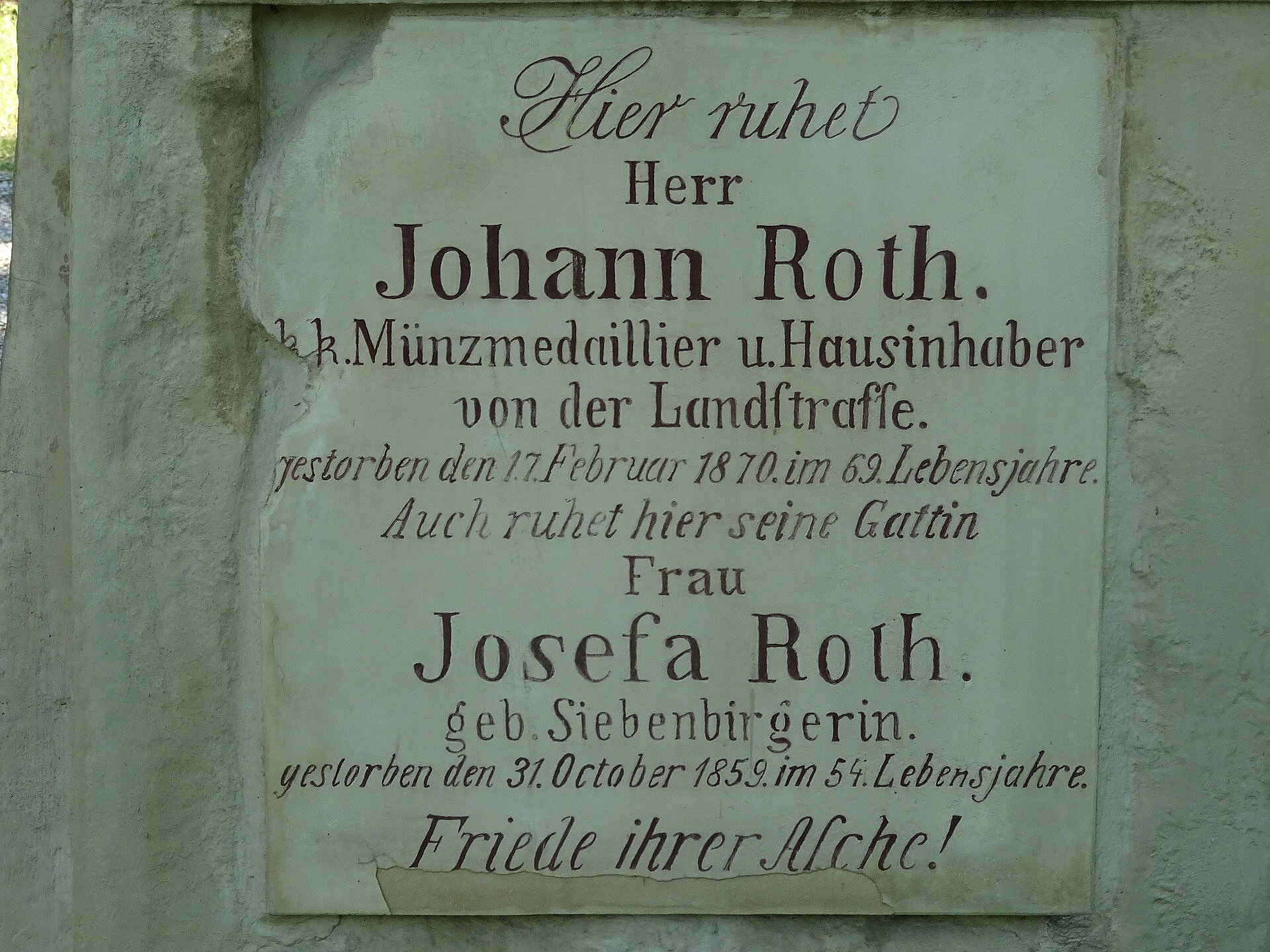 Wien Johann Roth