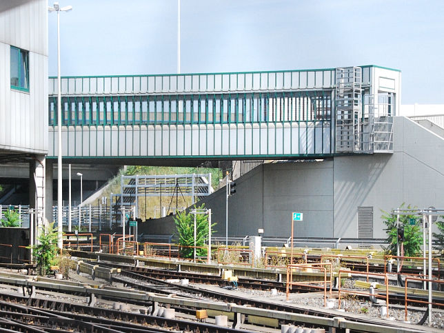 Fugehersteg Betriebsbahnhof