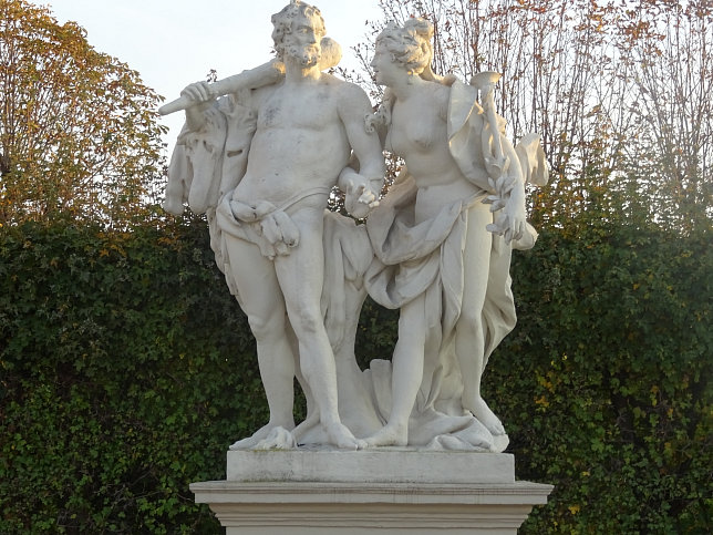 Herkules und Kalliope, Belvedere