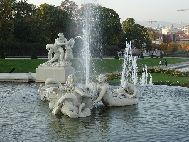 Kaskadenbrunnen, Schloss Belvedere