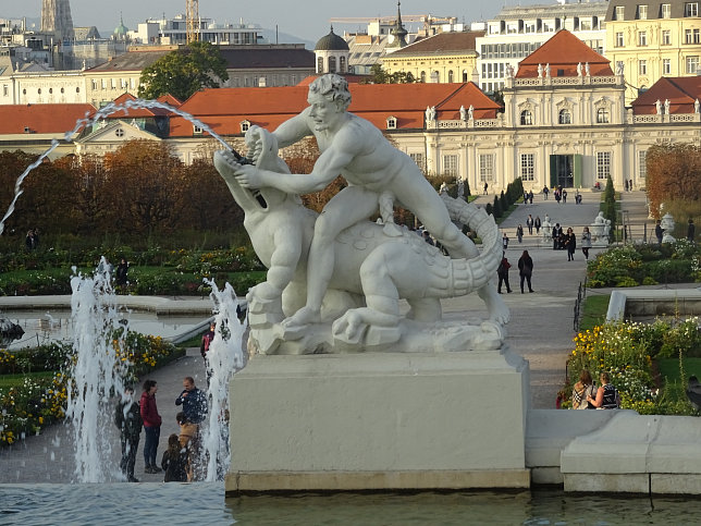 Kaskadenbrunnen, Schloss Belvedere
