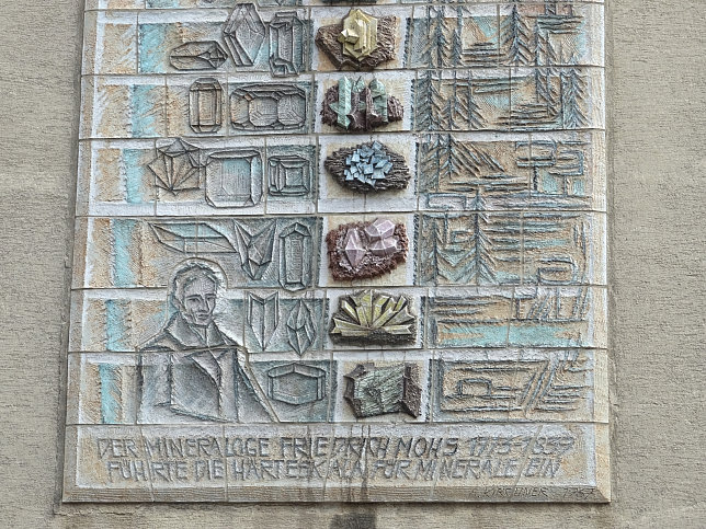 Mosaik in der Mohsgasse 15 von Friedrich Mohs