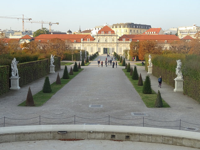 Musenfigur beim Schloss Belvedere