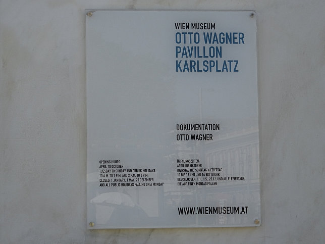 Otto-Wagner-Pavillons auf dem Karlsplatz