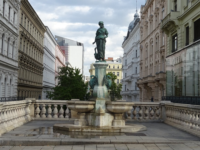 Gänsemädchenbrunnen in Wien-Mariahilf