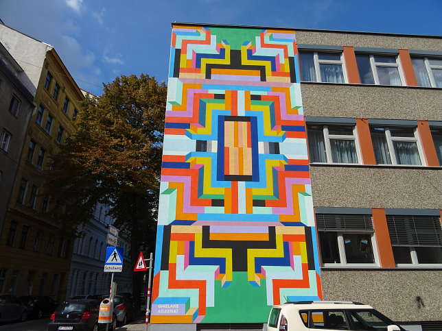 Ghizlane Agzena, Wandbild