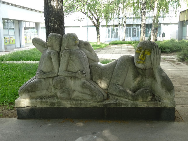 Figuren am Strand