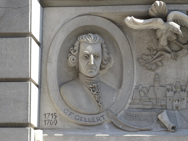 Gedenktafel fr Christian Frchtegott Gellert