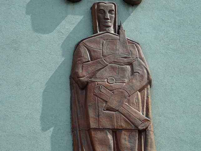 Puchsbaumgasse 31, Relief von Hans Puchsbaum