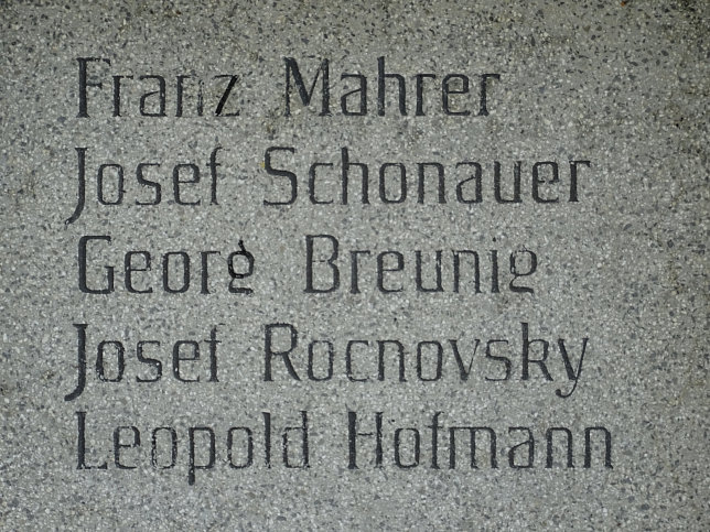 Denkmal fr die Lawinenkatastrophe am Hochknig am 19. Feber 1916