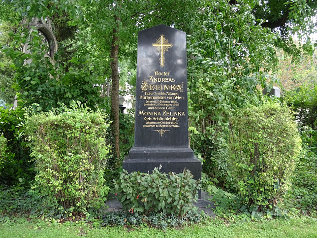 Andreas Zelinka Denkmal im Stadtpark