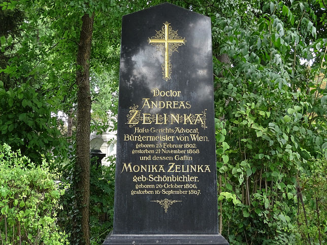 Andreas Zelinka Denkmal im Stadtpark