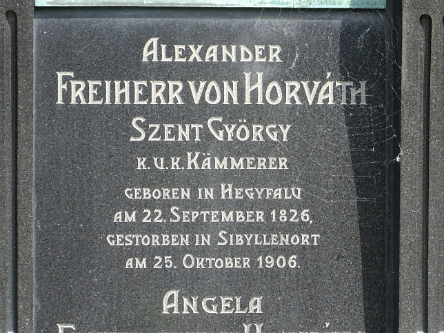Alexander Freiherr von Horv�th