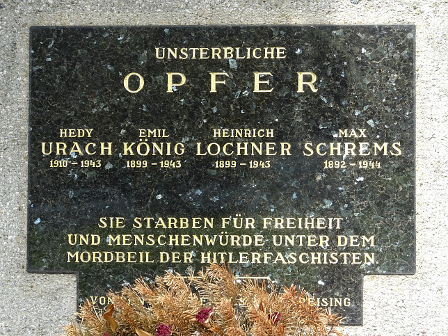 Denkmal fr Hedy Urach und Hietzinger Straenbahner