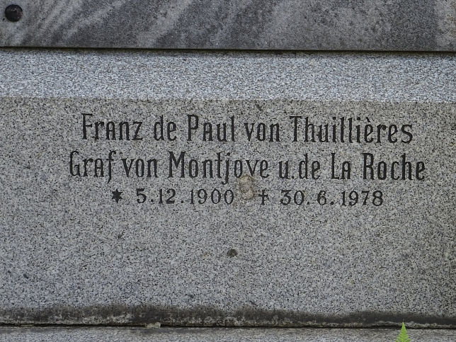 Franz de Paula von Thuillires Graf von Montjoye und de la Roche