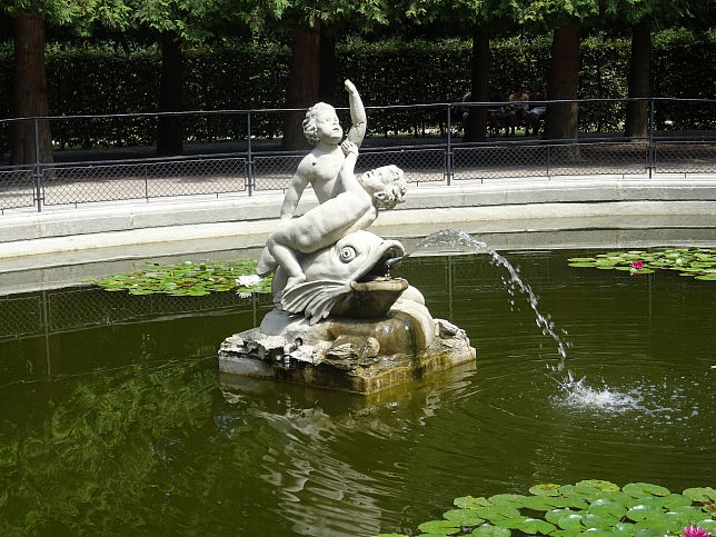 Fischbassin im Schlosspark Schnbrunn