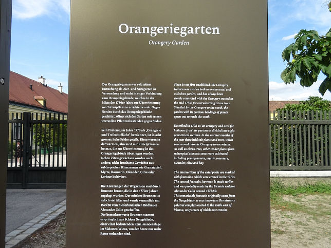 Schloss Schnbrunn, Orangeriegarten