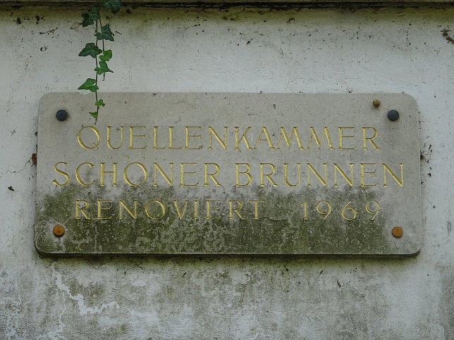 Schloss Schnbrunn, Quellenkammer Schner Brunnen