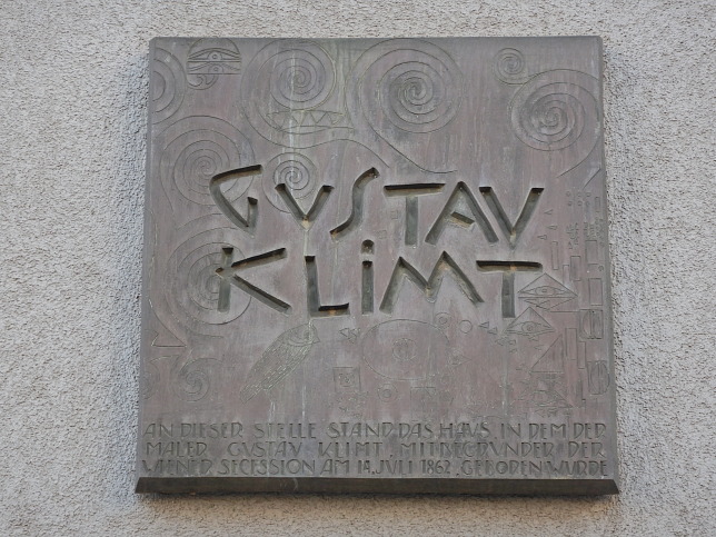 Gedenktafel Gustav Klimt