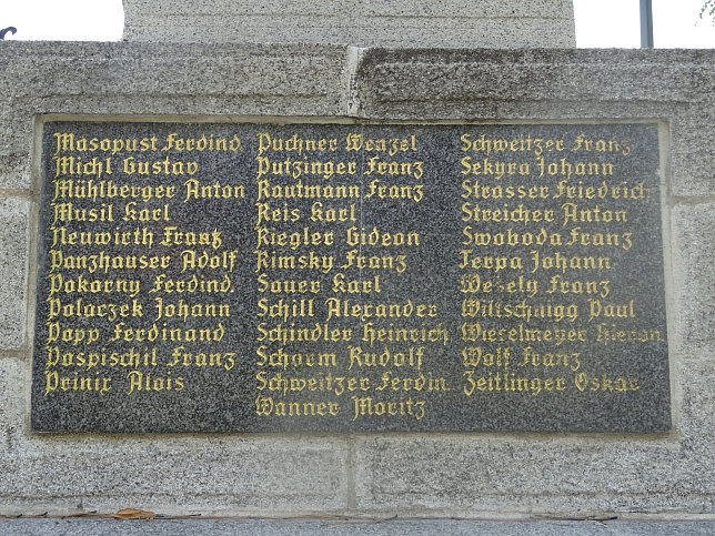 Kriegerdenkmal Hadersdorf-Weidlingau