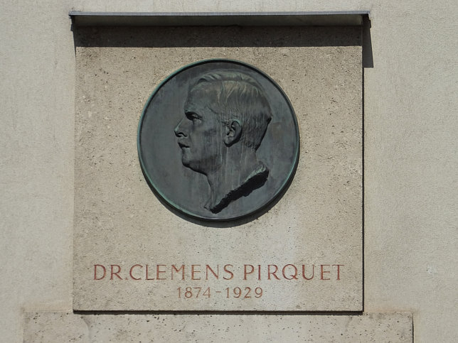 Clemens Pirquet Gedenktafel