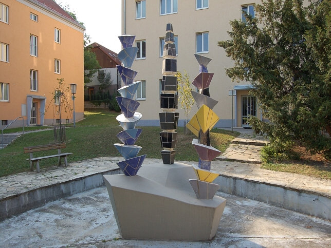 Brunnen in der Freiheitssiedlung