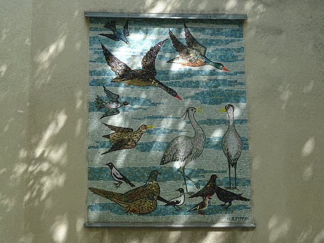 Karl-Panek-Hof, Wandmosaik