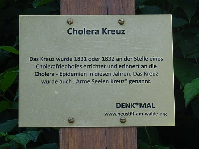 Cholerakreuz, auch Arme Seelen Kreuz