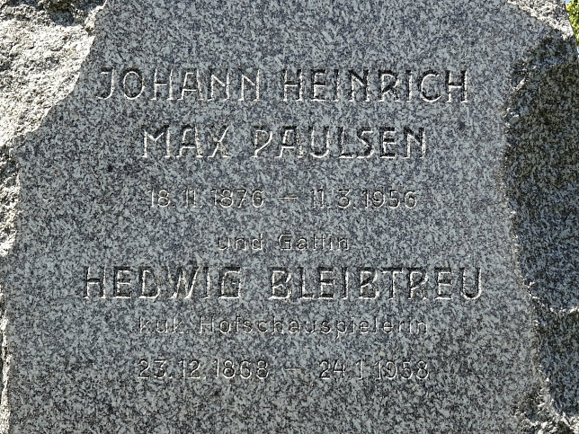 Max Paulsen, Hedwig Bleibtreu und Oskar Rmpler