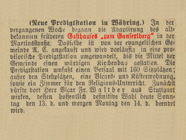 Gasthaus zum Ganserlberg