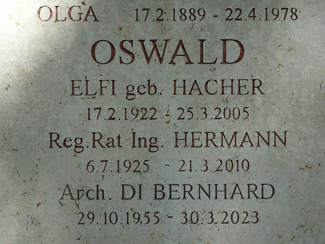 Olga Homolatsch, geb. Edle von Peskir