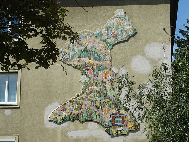 Wandmosaik 'Weingarten'