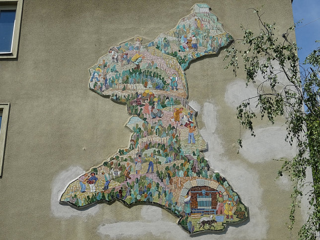 Wandmosaik 'Weingarten'