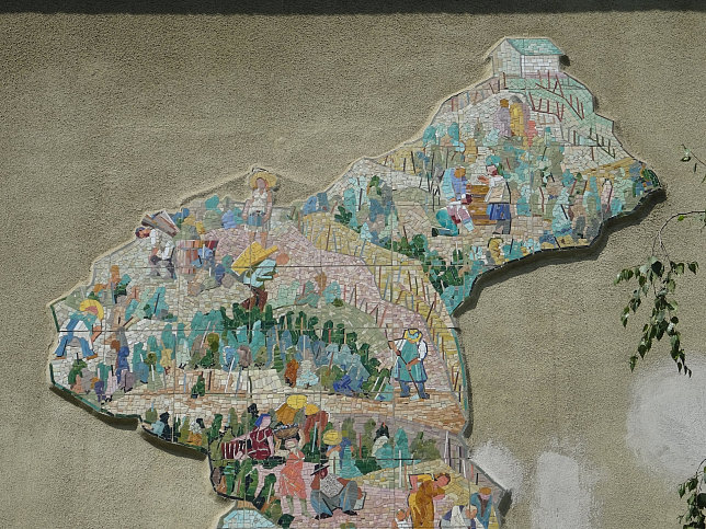 Wandmosaik 'Weingarten'