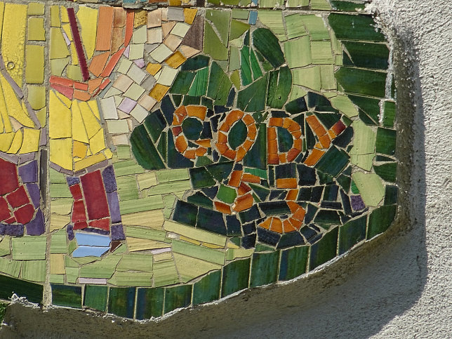 Wandmosaik 'Weingarten'