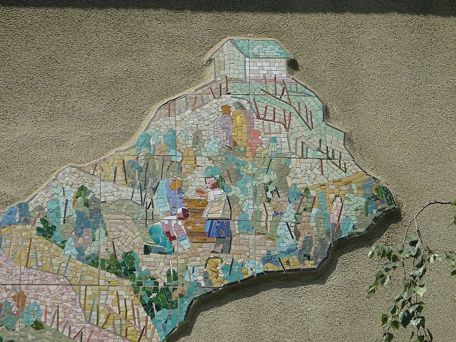 Wandmosaik 'Weingarten'