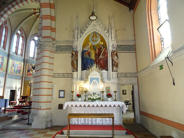 Brigittakirche, Reliquie Hl. P. Pio und Hl. Brigitta