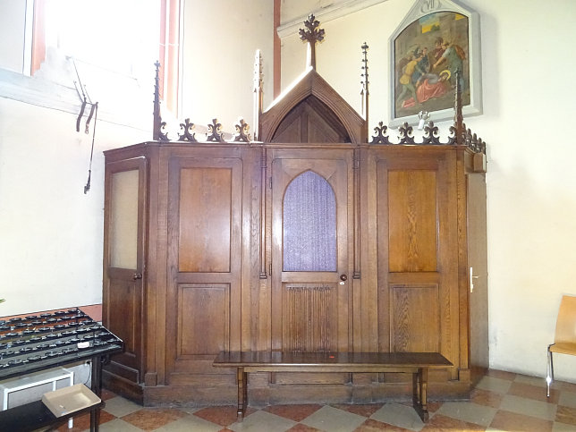 Brigittakirche, Beichtstuhl