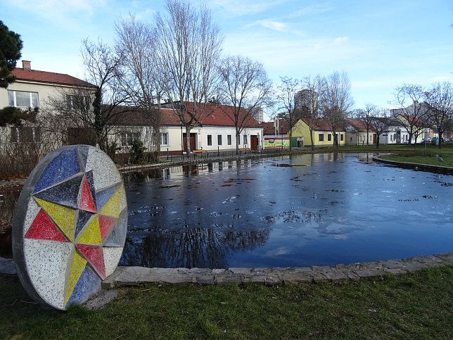 Mosaik-Zierbrunnen