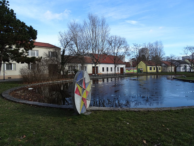 Mosaik-Zierbrunnen