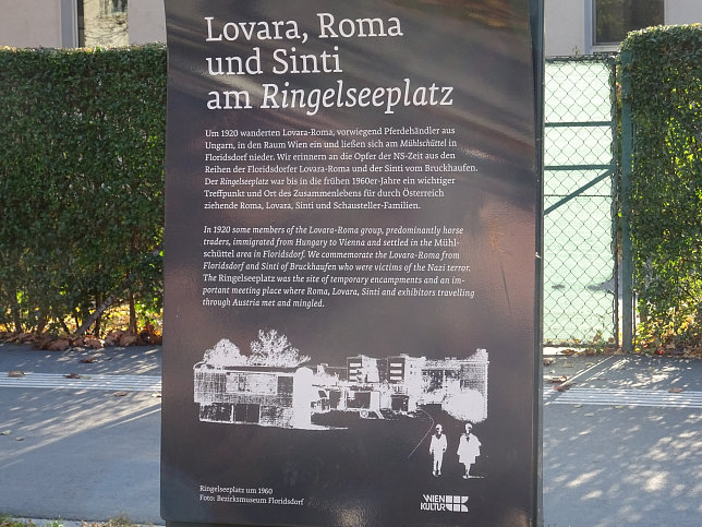 Gedenkstele Lovara, Roma und Sinti am Ringelseeplatz